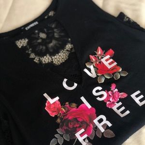 🚨Sale🚨 4 for $25 Express lace top